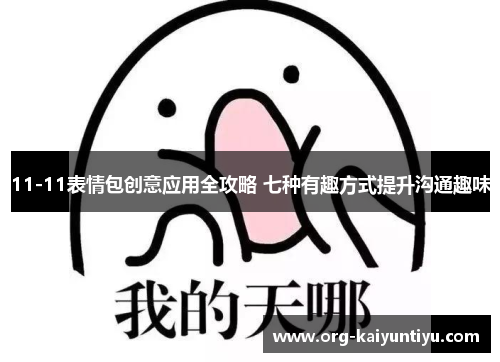 11-11表情包创意应用全攻略 七种有趣方式提升沟通趣味