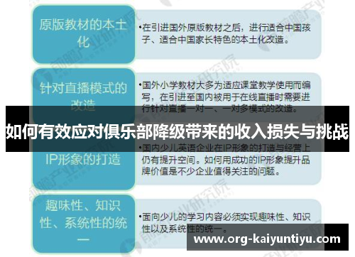 如何有效应对俱乐部降级带来的收入损失与挑战